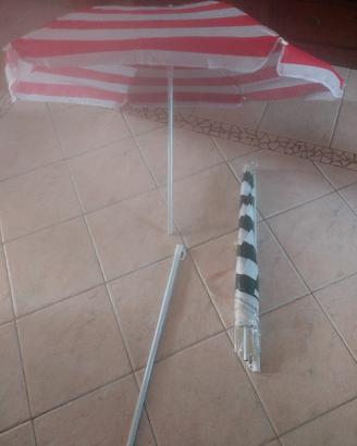 2 ombrelloni da spiaggia nuovi