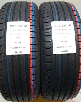 2 GOMME 205 55 16 CONTINENTAL BR1981