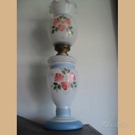 Lume opalina con pittura