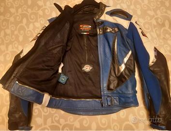 Tuta moto pelle divisibile SPIDY e Stivali