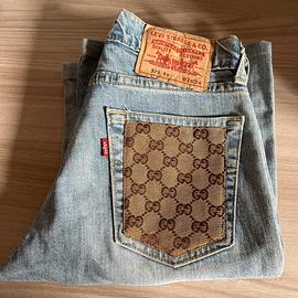 Jeans levis customizzati Gucci Abbigliamento e Accessori In vendita a Rimini