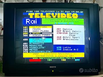 Televisore Sinudyne a tubo catotico
