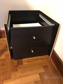 Cassetti Libreria Scaffale IKEA KALLAX Neri
