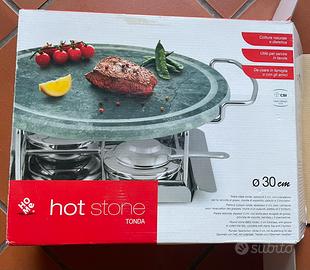 Pietra ollare tonda per carne in casa