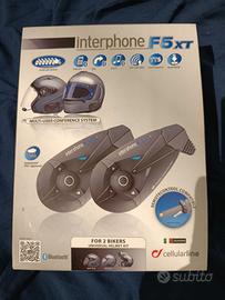 kit interfono due caschi cellular line