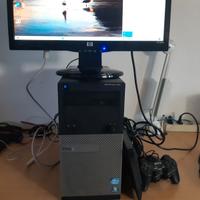 DELL Optiplex 390 completo di MONITOR HP multimedi