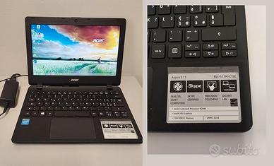 Computer portatile Netbook Acer E-11