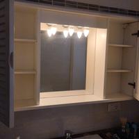 mobiletto bagno con specchio + omaggio 