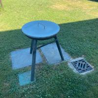 Stupendo braciere/bbq in ferro battuto