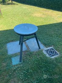 Stupendo braciere/bbq in ferro battuto