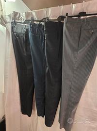 Set pantaloni fresco lana 