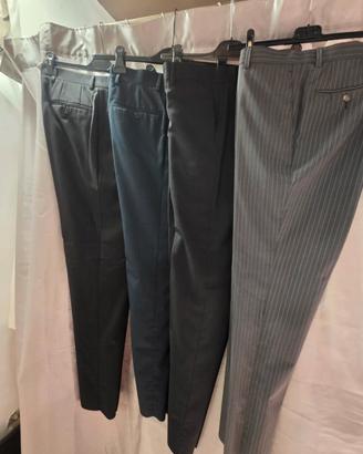 Set pantaloni fresco lana 