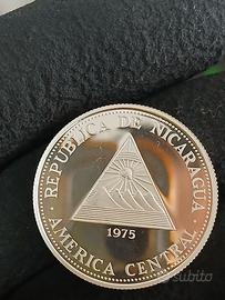 moneta d'argento nicargua liberty bell 