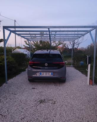 tettoia in ferro zincato 