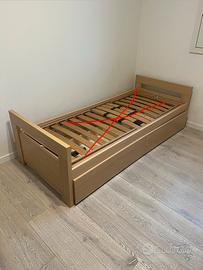 Letto singolo con cassettoni (NO RETE)