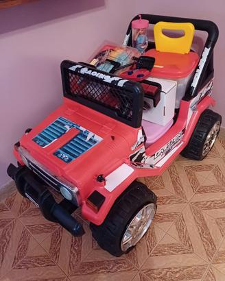 Auto elettrica per bambini stile jeep