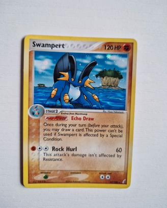 Carta Pokemon Swampert Eng Rara Holo inglese Guard