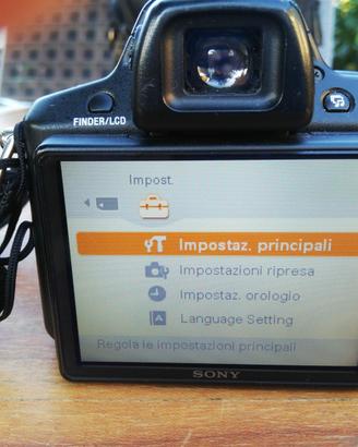 macchina fotografica Sony 