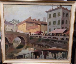 Dipinto di Giacinto Galbiati (Monza 1908- 1992).