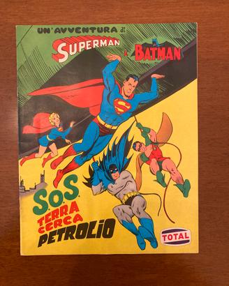 Album Batman e Superman SOS terra cerc petrolio
