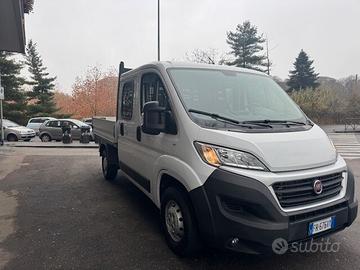 Fiat ducato cassone doppia cabina anno 2018 euro 6