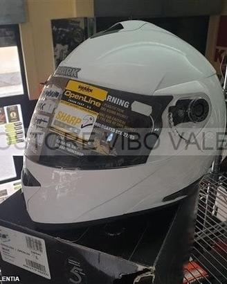 Casco modulare shark openline white