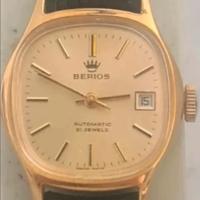 NUOVO Orologio Donna Berios Automatico Oro 10 mic 