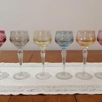 Set di bicchieri di cristallo