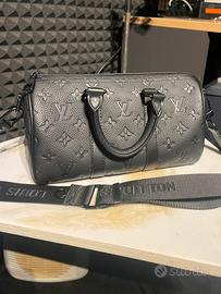 louis vuitton keepall 25 nera