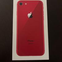 Scatola vuota iphone 8 red