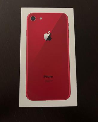 Scatola vuota iphone 8 red