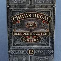 Chivas Regal blended scotch whisky 12 years old.