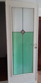 Porta vetrata decorata Tiffany