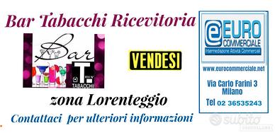 340/25 BAR TABACCHI RICEVITORIA zona Lorenteggio