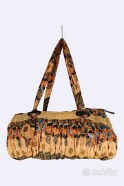 Borsa bauletto estiva Carpisa in paglia e tessuto