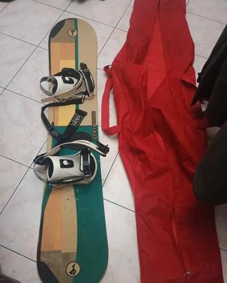 Snowboard con custodia 