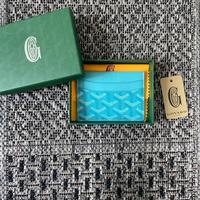 PORTACARTE GOYARD AZZURRO