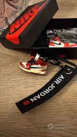 Jordan 1 off white chicago - portachiavi keychain