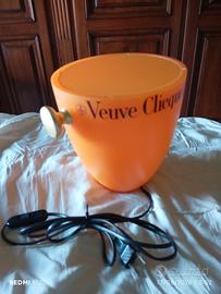 lampada vintage Veive Clicquot secchiello ghiacc