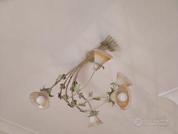 Lampada e lampadario abbinati