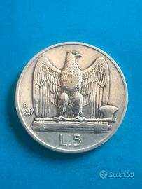 5 Lire Argento 1927
