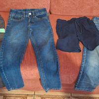 jeans e pantaloni bambino 7-8 e 8-9 anni