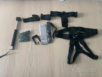 Lotto di accessori vari per Go pro / action cam