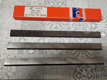 3 Coltelli per pialla Omas 260x20x3