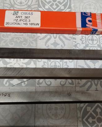 3 Coltelli per pialla Omas 260x20x3