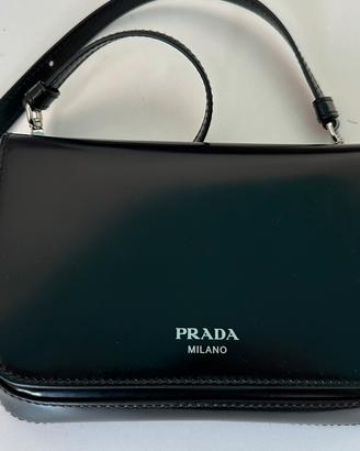 Borsa Prada Pelle Spazzolata Nuova con Scontrino