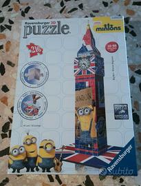 Puzzle Ravensburg Minions Londra 3d