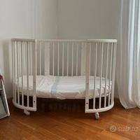 Lettino Stokke Sleepi V2 bianco usato pochissimo