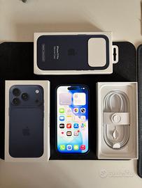 Apple Iphone 17 Pro 256 GB blu + Cover