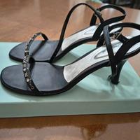 Scarpa sandalo elegante donna tacco 8 taglia 37.